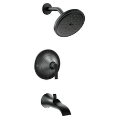 Moen TS2203EPBL Doux One Handle Single Function Bathtub & Shower Faucet in Matte Black (Trim Only)