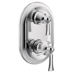 Moen UT5500 Two Handle Diverter Valve Trim in Chrome