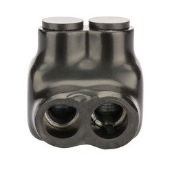 NSI Industries IT-1/0 14 to 1/0 AWG Black Plastisol 2-Port Insulated Tap Connector