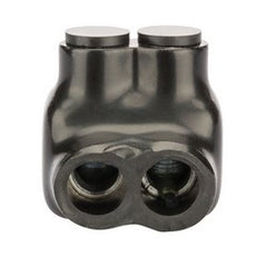 NSI Industries IT-1/0 14 to 1/0 AWG Black Plastisol 2-Port Insulated Tap Connector