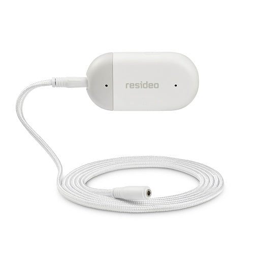 Resideo CHW3610W8001/U L1 Wi-Fi Water Leak Detector Single Pack, 5' (1.5m) Cable, White