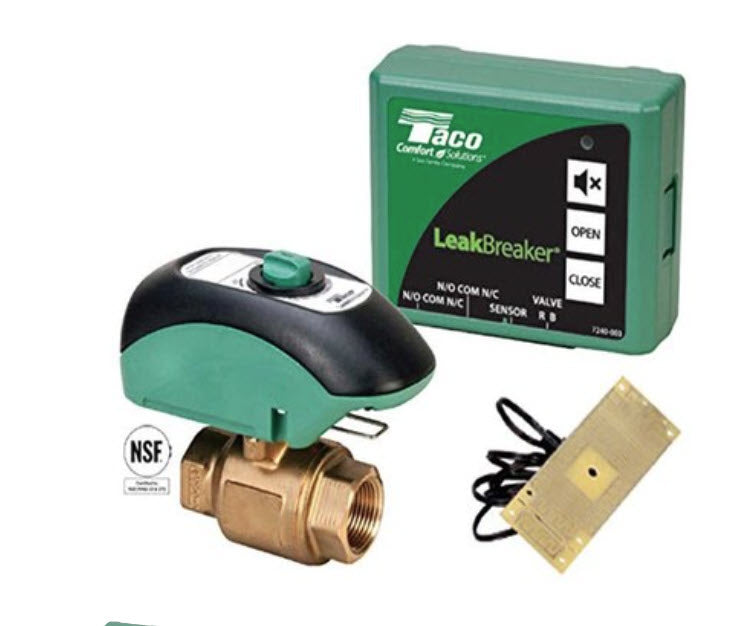 Taco LB-075-H-2LF LeakBreaker 3/4 NPT Water Heater Shut-Off Valve & Actuator