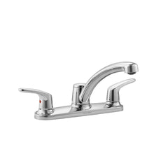 American Standard 7074.501.002 Colony Pro Two Handle Kitchen Faucet in Polished Chrome