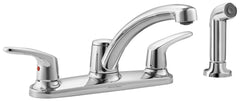 American Standard 7074.501.002 Colony Pro Two Handle Kitchen Faucet in Polished Chrome