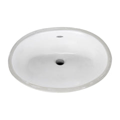 American Standard 0496300.020 Ovalyn 19-1/4 x 16-1/4 in. Oval Undermount Bathroom Sink in White