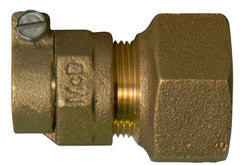 A.Y. McDonald 5142156 3/4 In. PEP X Female Brass Straight Coupling