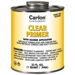 Carlon VC9902 Quart Size Clear Primer With Dauber Applicator