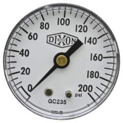 Dixon Valve & Coupling GC235 Dry Pressure Gauge 0 to 200 PSI