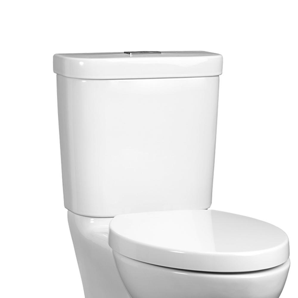 DXV D24434A200.415 Equility 1.0 gpf/1.28 gpf Dual Flush Toilet Tank in Canvas White