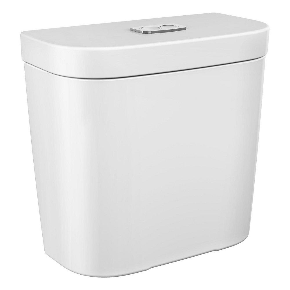 DXV D24434A200.415 Equility 1.0 gpf/1.28 gpf Dual Flush Toilet Tank in Canvas White