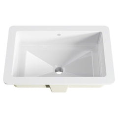 DXV D20050000.415 Pop® 20-7/8 x 14-5/8 in. Rectangular Undermount Bathroom Sink in Canvas White