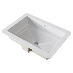 DXV D20050000.415 Pop® 20-7/8 x 14-5/8 in. Rectangular Undermount Bathroom Sink in Canvas White