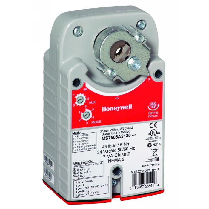 Honeywell MS4103A1130/U Direct Coupled Actuator 7 lb-in