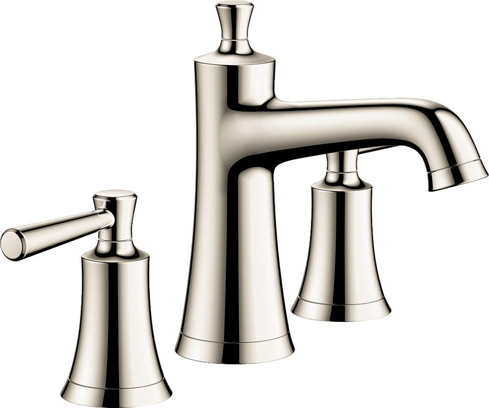 Hansgrohe 04774830 Joleena Two Handle Widespread Bathroom Sink Faucet in Polished Nickel