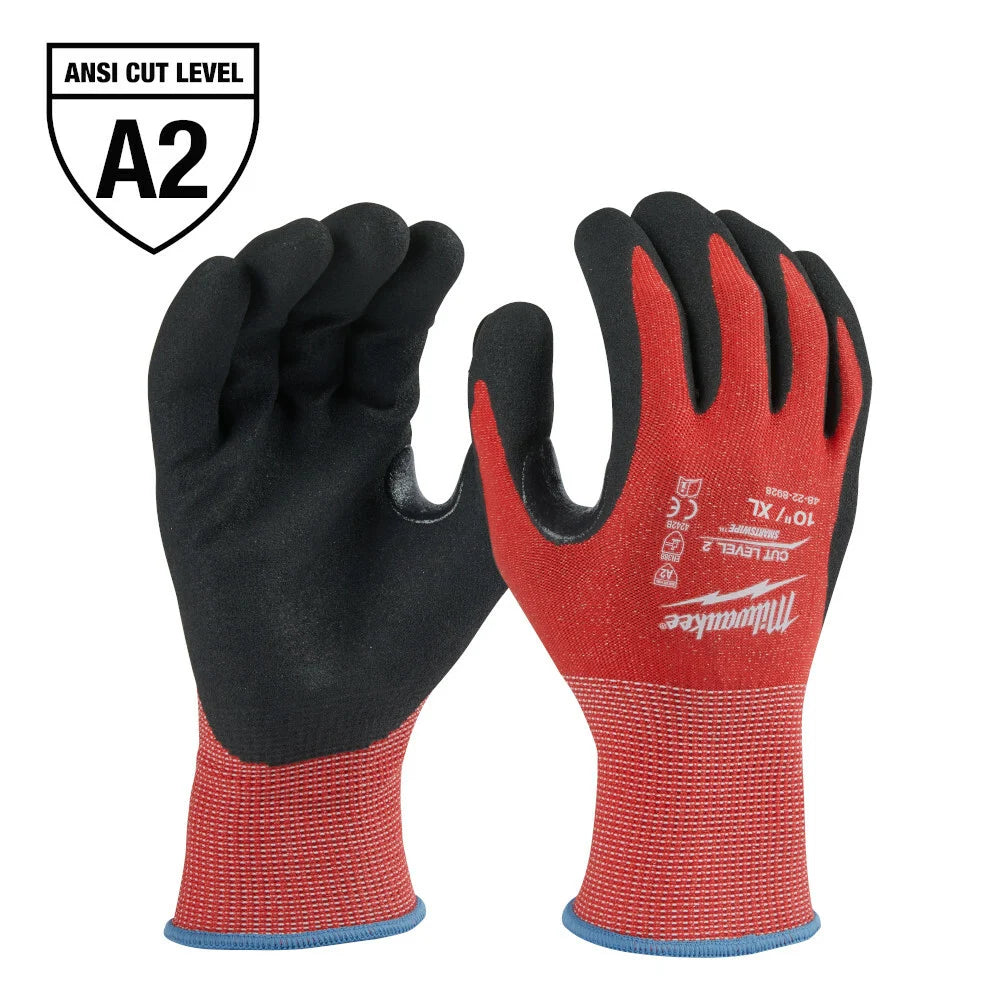 Milwaukee 48-22-8928B Cut Level 2 Nitrile Dipped Gloves XL