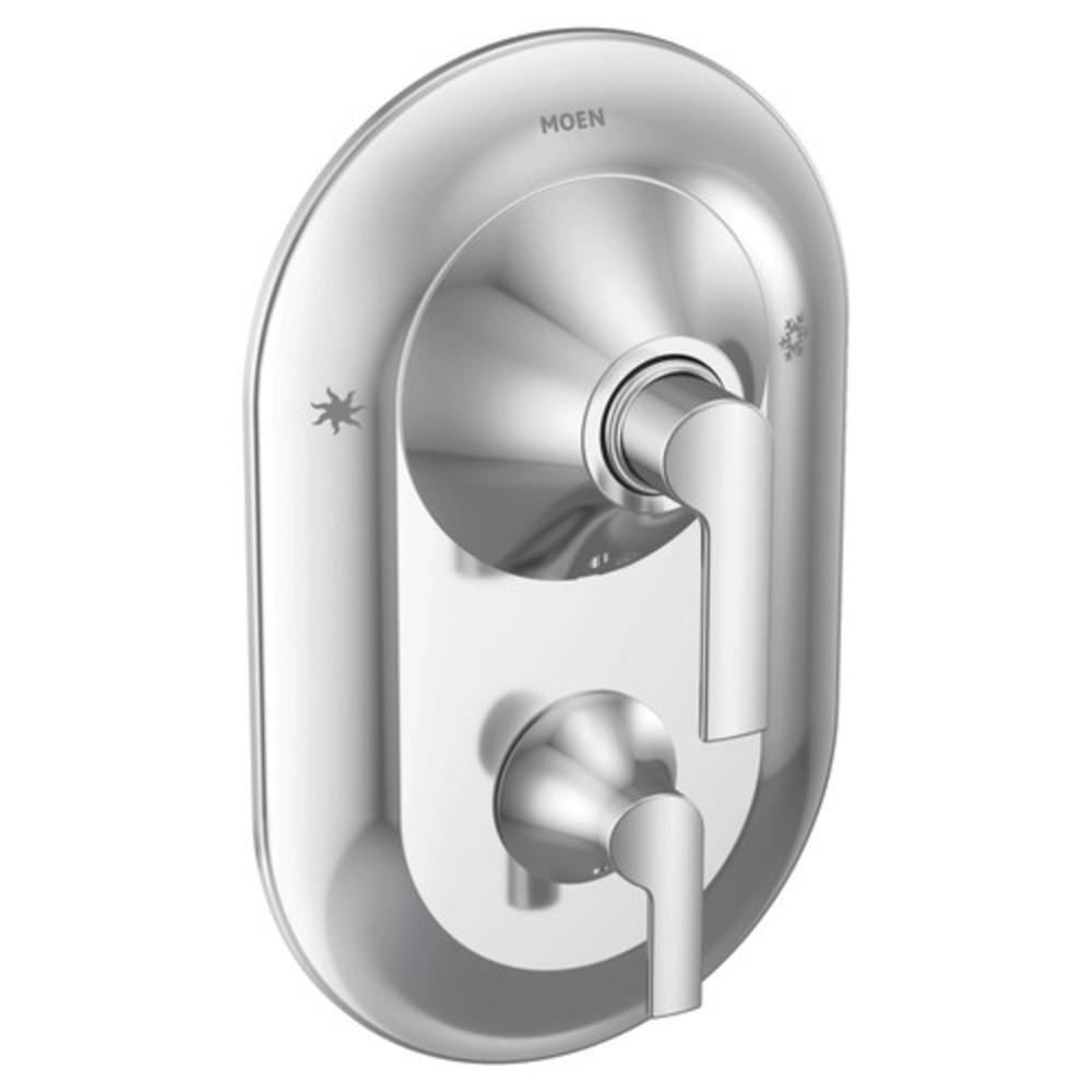 Moen TS2200 Doux Two Handle Pressure Balancing Valve Trim in Chrome