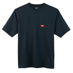 Milwaukee 601BL-XL Heavy Duty Pocket T-Shirt - Short Sleeve - Blue XL