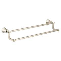 Moen YB0322BN Flara 24 in. Towel Bar in Brushed Nickel