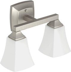 Moen YB5162BN Voss 2-Light Bathroom Vanity Light in Brushed Nickel