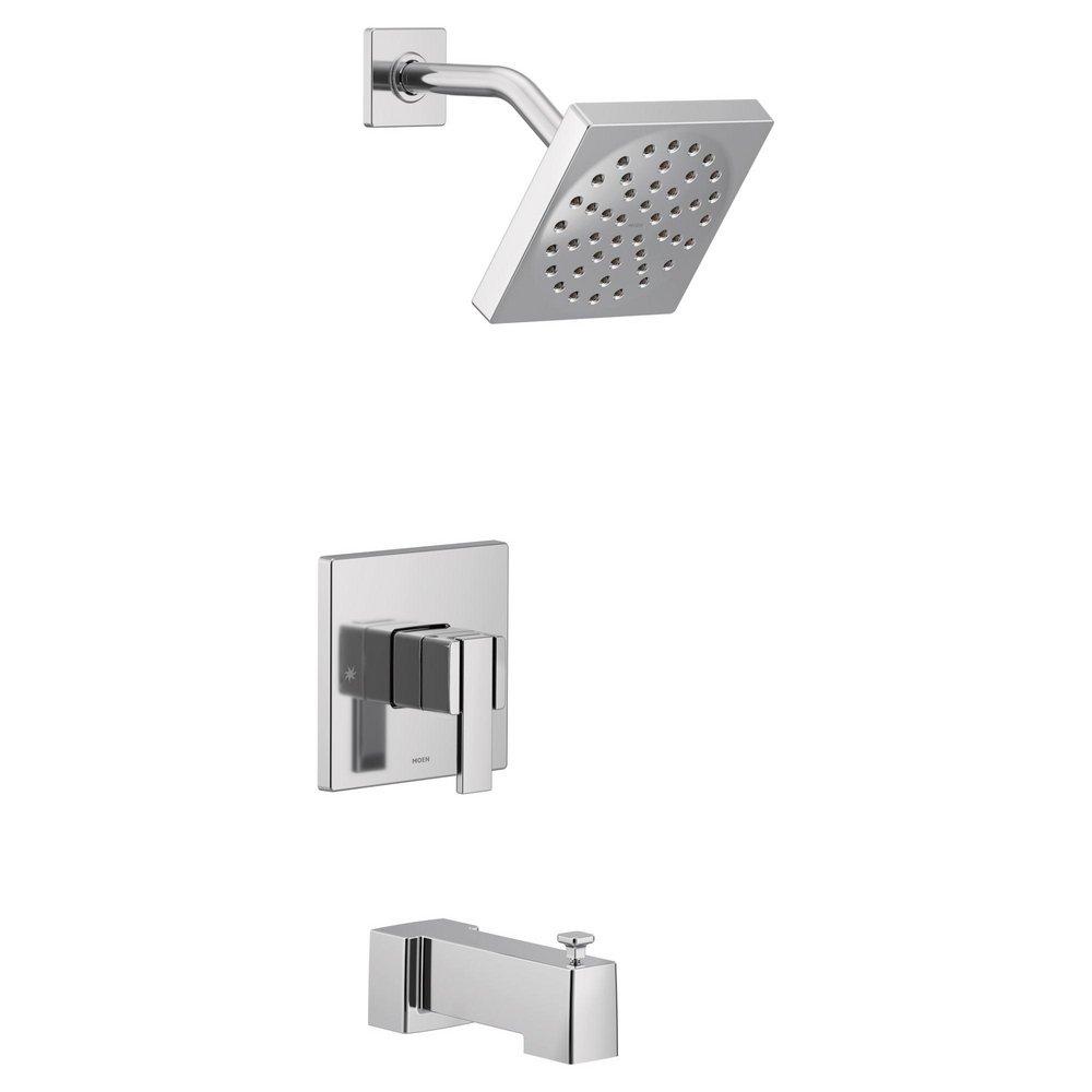 Moen UTS3713 90 Degree One Handle Single Function Bathtub & Shower Faucet in Chrome (Trim Only)