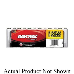 Rayovac AL-9V 9.0 Volt Alkaline Battery 6/PK