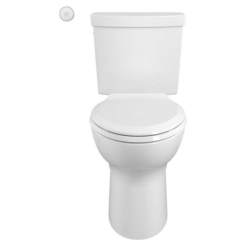 American Standard 215AA709.020 Cadet® Touchless Chair Height Elongated Toilet Less Seat in WHITE