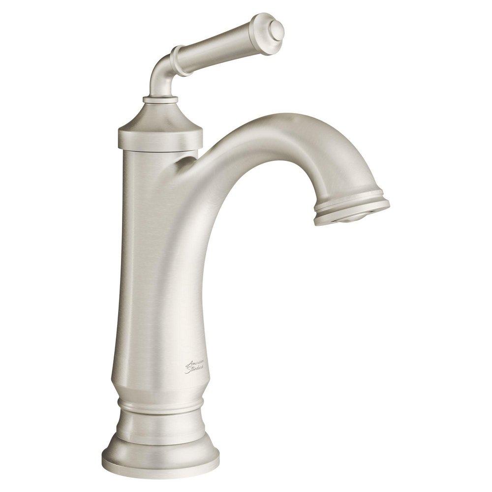 American Standard 7052107.295 Delancey Single Handle Monoblock Bathroom Sink Faucet in Brushed Nickel