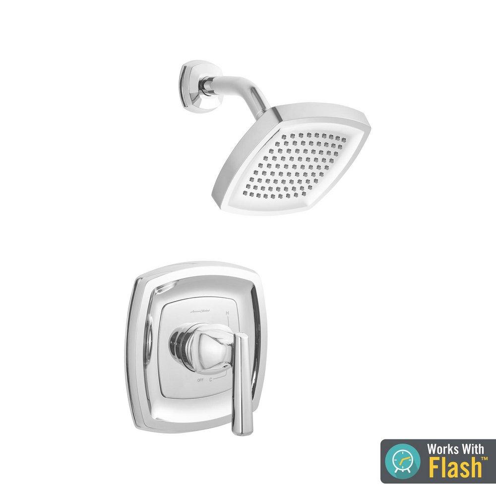 American Standard TU018507.002 Edgemere One Handle Single Function Shower Faucet in Polished Chrome Trim Only