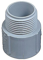 CARLON E943J Male Terminal Adapter for PVC Schedule 40/80 Conduit, 2 Inch, Gray