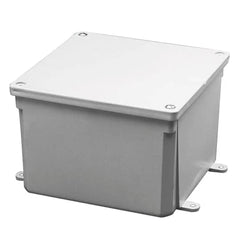 CARLON E987R Molded Junction Box 6 Inch x 6 Inch x 4 Inch