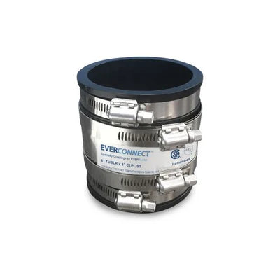 Everflow 6030 | 3 Flexible Coupling CI to Plastic Pipe w/SS Shear Rings