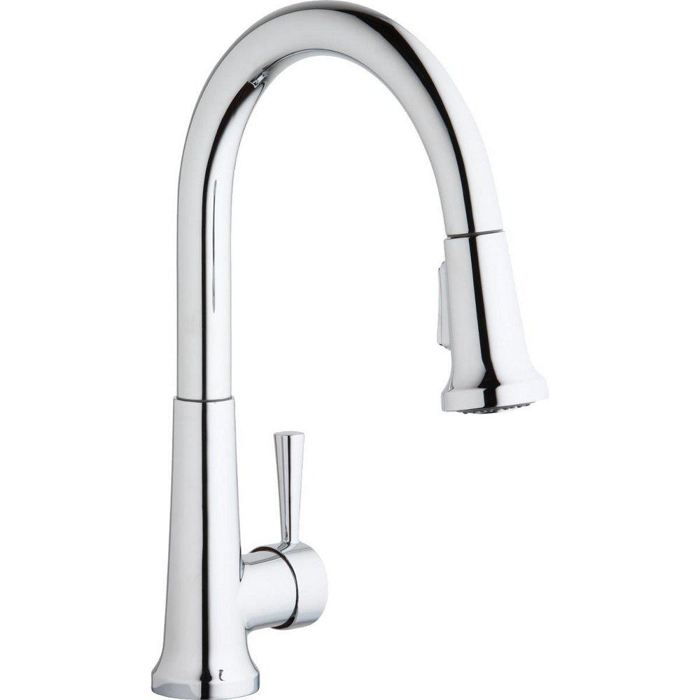 Elkay LK6000CR Everyday Single Handle Pull Down Kitchen Faucet in Polished Chrome