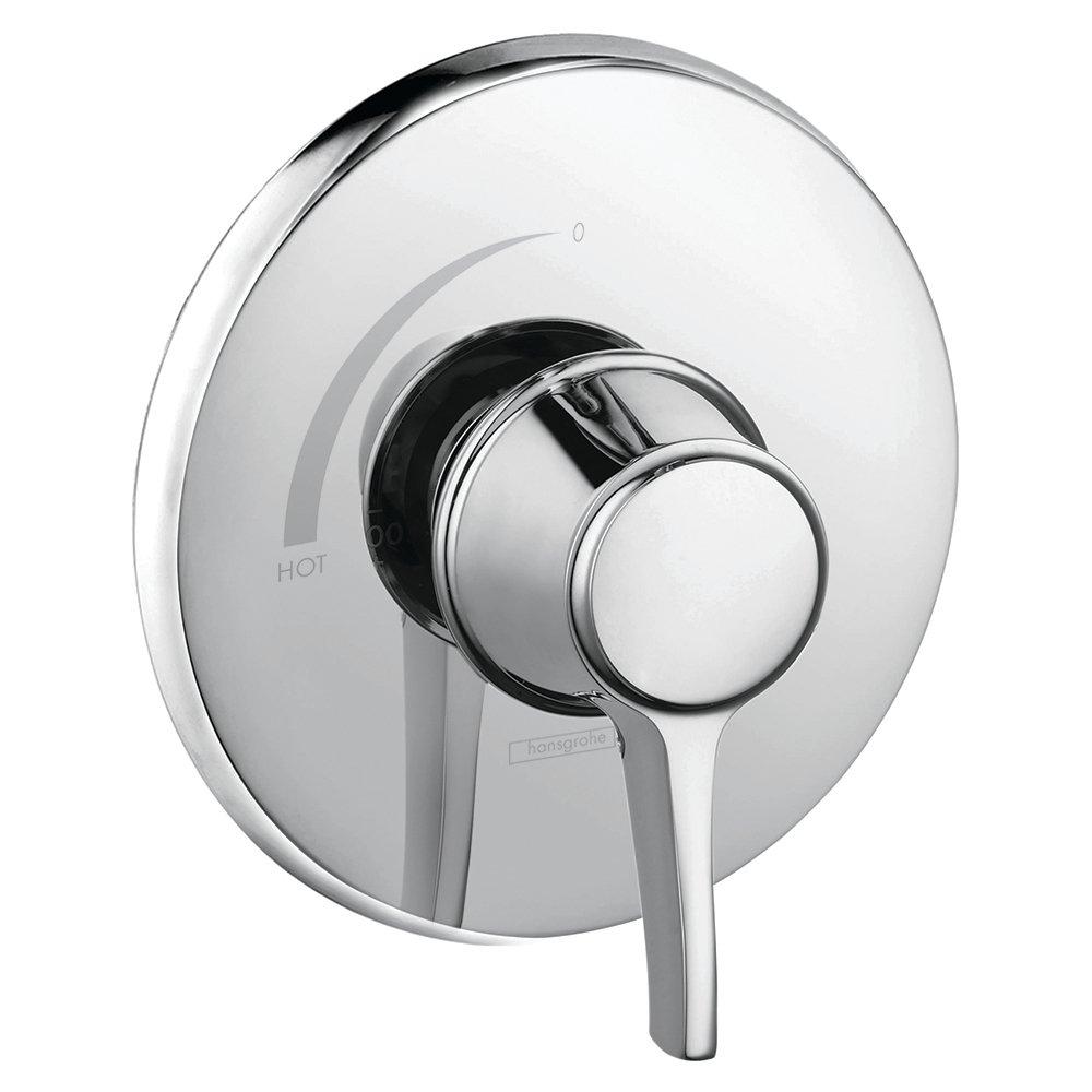 Hansgrohe 15404001 C Single Handle Pressure Balancing Valve Trim in Polished Chrome