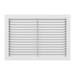 Hart & Cooley RH45-12X12 Return Air Grille Fixed Blade 12 x 12 Inch