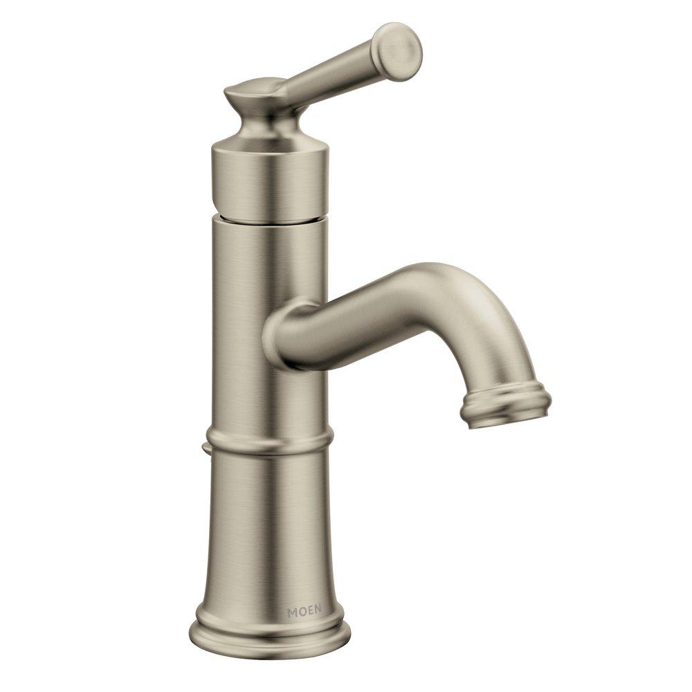 Moen 6402BN Kingsley Single Handle Centerset Bathroom Sink Faucet (Brushed Nickel)