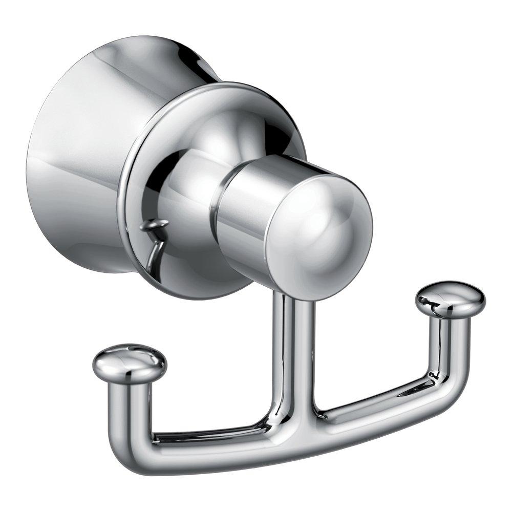 Moen YB2103CH Dartmoor 2 Robe Hook in Polished Chrome