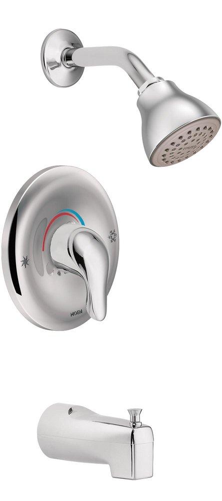 Moen L2353EP Chateau One Handle Single Function Bathtub & Shower Faucet In Polished Chrome