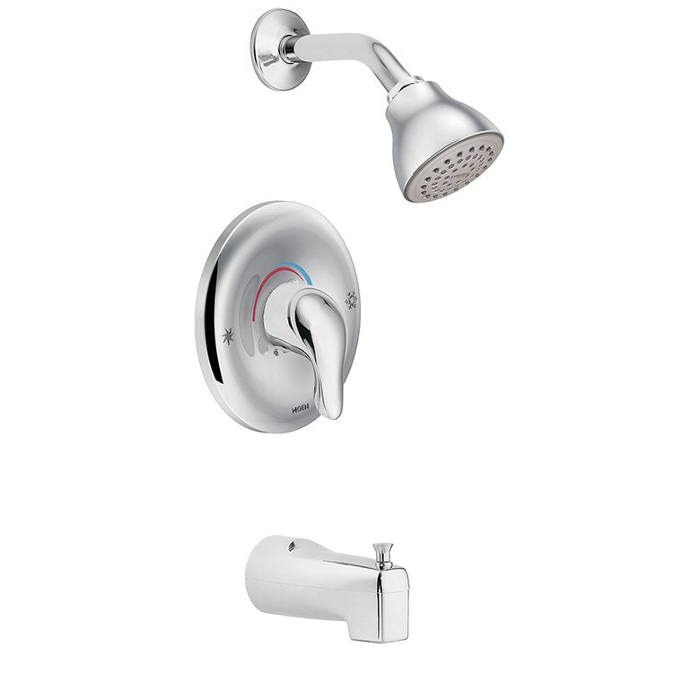 Moen L2353EP Chateau One Handle Single Function Bathtub & Shower Faucet In Polished Chrome