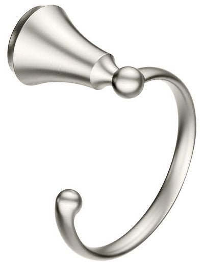 Moen YB5286BN Wynford Towel Ring in Brushed Nickel