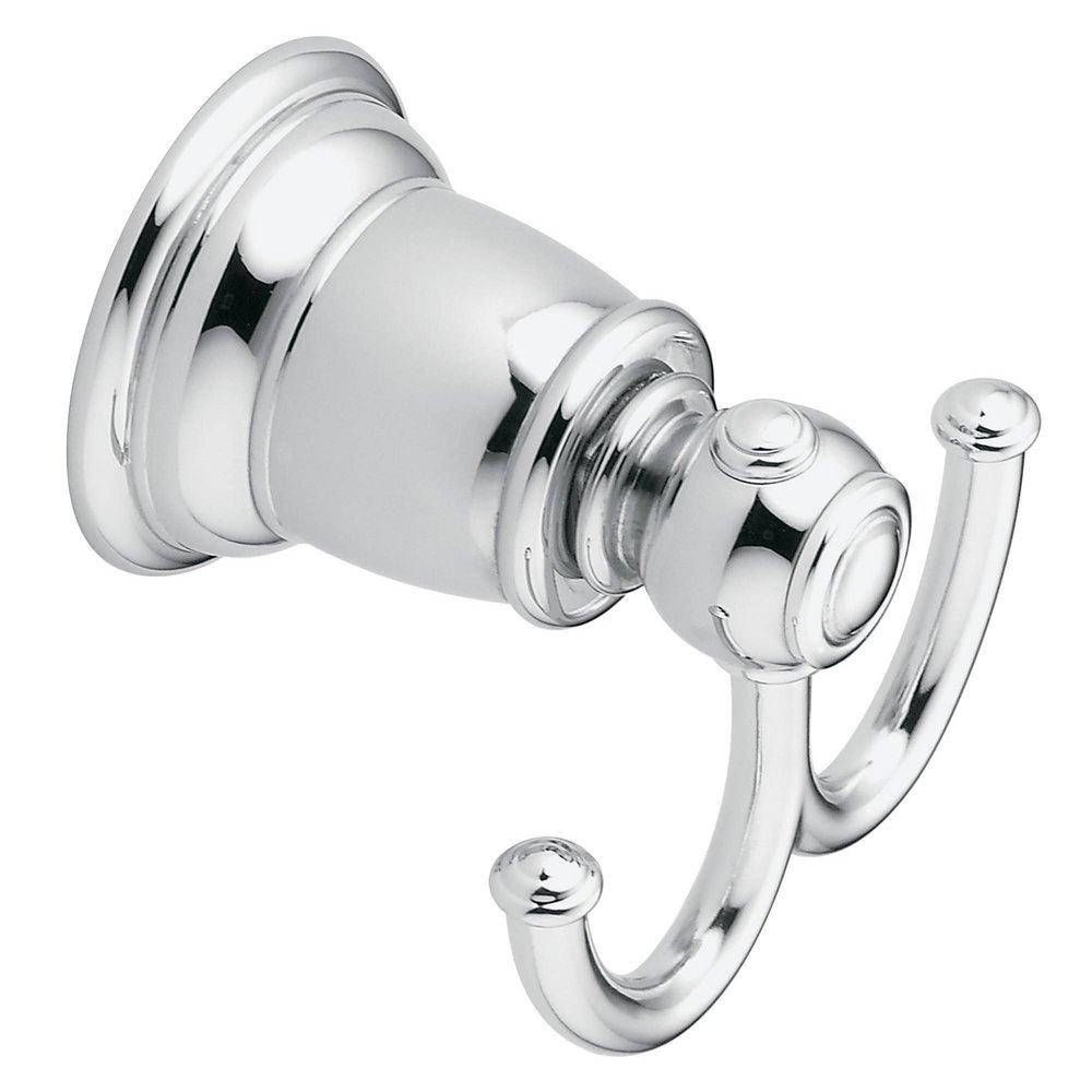 Moen YB5403CH Kingsley 2 Robe Hook in Polished Chrome