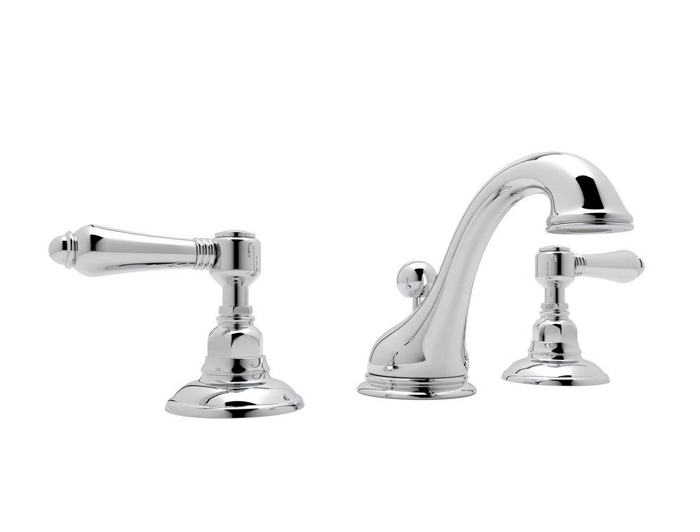 ROHL A1408LMAPC-2 Viaggio Widespread Bathroom Sink Faucet in Polished Chrome