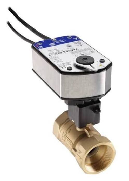 Johnson Controls VG1245DRH928AGA Ball Valve Assembly, 2 Way, 1-1/4 in.