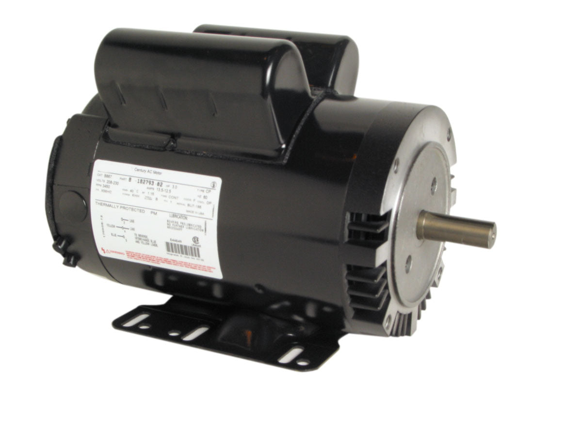 Century UB867 Pressure Washer Motor 3 HP 208-230