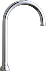 Chicago Faucets GN2AJKABCP 5-1/4 in. High-Arch Gooseneck Swing Spout Polished Chrome