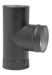 Metal-Fab 6SWT Single Wall Stove Pipe Tee, 6 in L, Replacement MPN