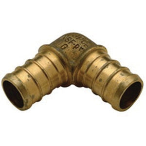 Zurn QQE43GX XL Brass Elbow - 3/4 x 1/2 Barb