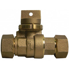 A.Y. McDonald 5129-190 1 in. Compression Ball Curb Valve