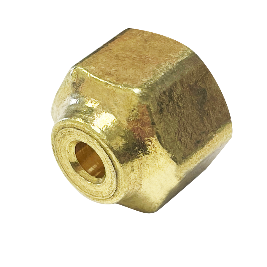 JB Industries NRS4-108 Brass Nut, 5/8 x 1/2 Reducing