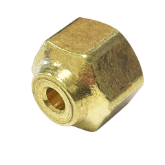 JB Industries NRS4-108 Brass Nut, 5/8 x 1/2 Reducing