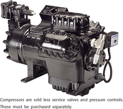 Copeland 6RN2-2000-TSK-800 Copelametic Accessible Semi-Hermetic Compressors for Commercial Refrigeration